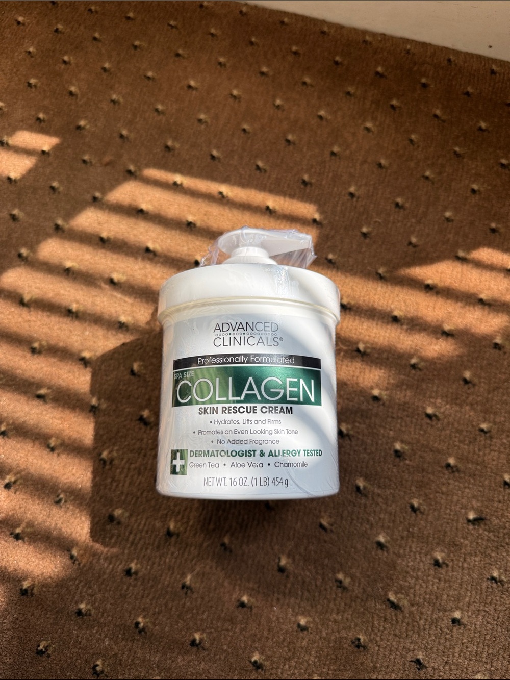 Collagen Skin Rescue Cream - White/Green